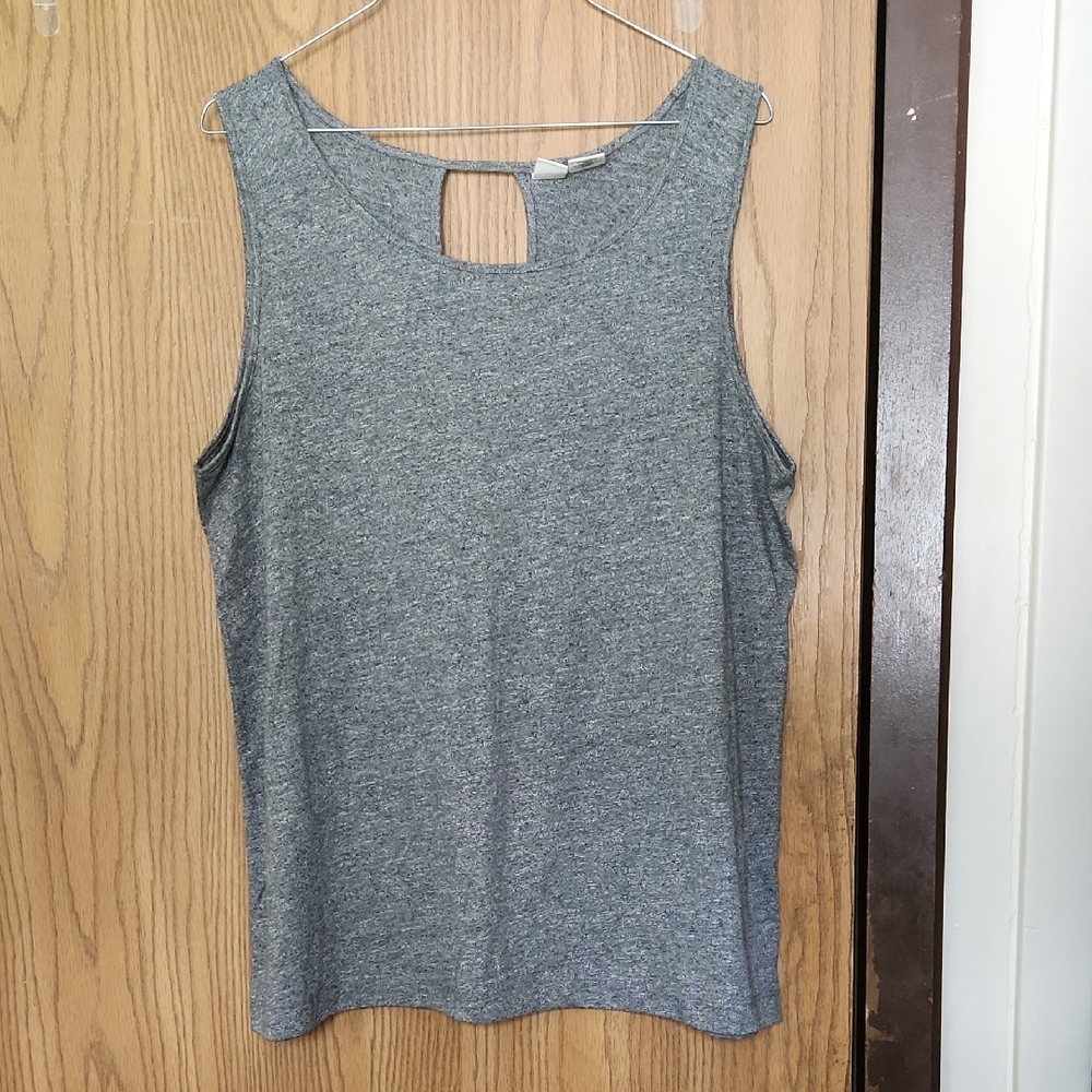 Artisan Gray Cut Out Tank Top